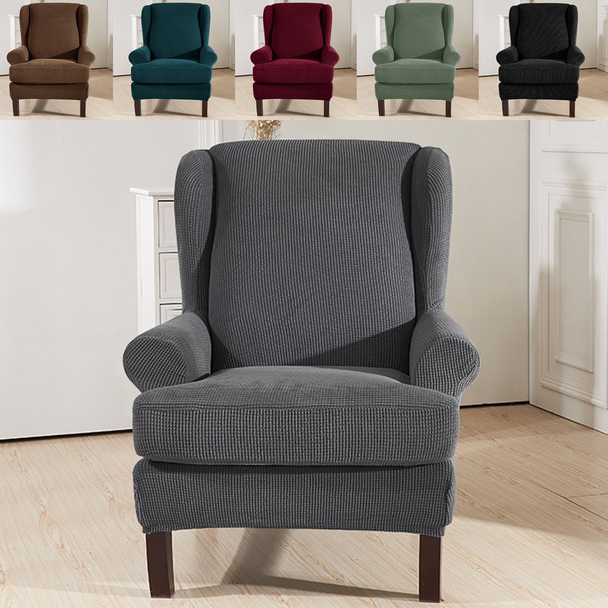 Preferred Busti Wingback Chairs With Regard To Furniture Wing Back Chair Cover Peaktraining (View 12 of 20)