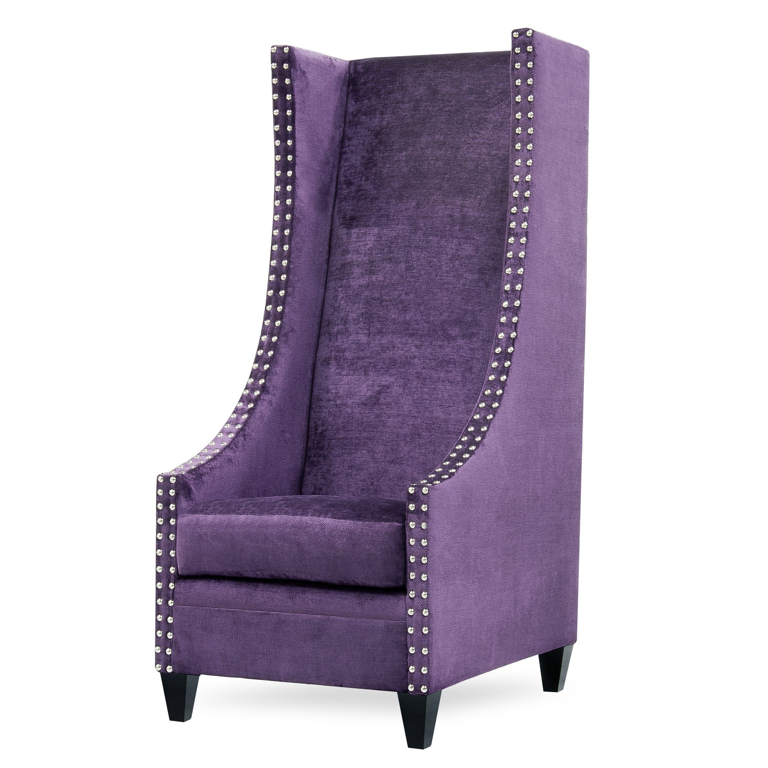 Uniquelyfurnished Saige Tall Wingback Chair & Reviews Regarding Favorite Saige Wingback Chairs (View 3 of 20)