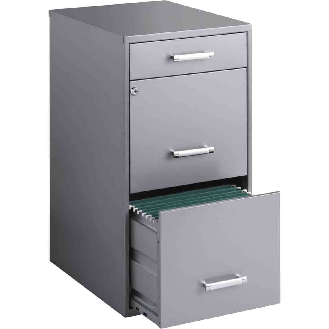 3 Drawer And 2 Door Cabinet With Metal Legs Pertaining To Best And Newest 3 Drawer File Cabinet Ikea In Contemporary File Cabinets (View 1 of 20)
