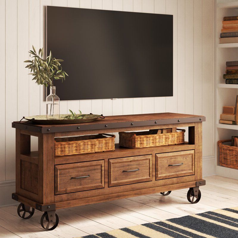 Argus Tv Stands For Tvs Up To 65" Pertaining To Most Current Pablo Solid Wood Tv Stand For Tvs Up To 65 Inches & Reviews (View 19 of 20)