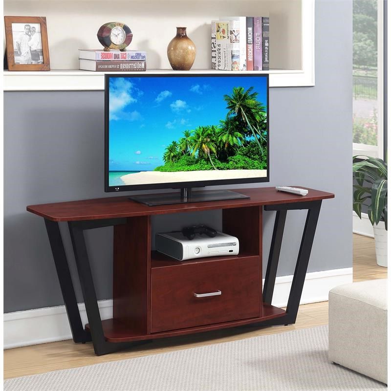 Avenir Tv Stands For Tvs Up To 60" In Well Liked Convenience Concepts Graystone 60" Tv Stand In Cherry Wood (View 1 of 20)