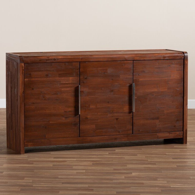 Benghauser 63" Wide Sideboards For Favorite Foundry Select Dartford 63" Wide Acacia Wood Sideboard (View 18 of 20)