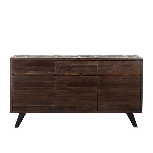 Claire 70" Wide Acacia Wood Sideboards For Best And Newest Shop Bruges 60 Inch Acacia Wood Sideboard – Overstock (View 20 of 20)