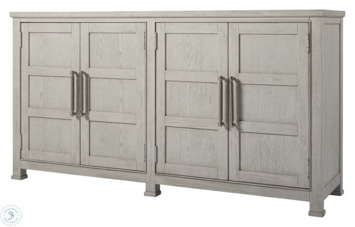 Coastal Living Sandbar 4 Door Credenza From Universal For Fashionable Thame 70" Wide 4 Drawers Pine Wood Sideboards (View 19 of 20)