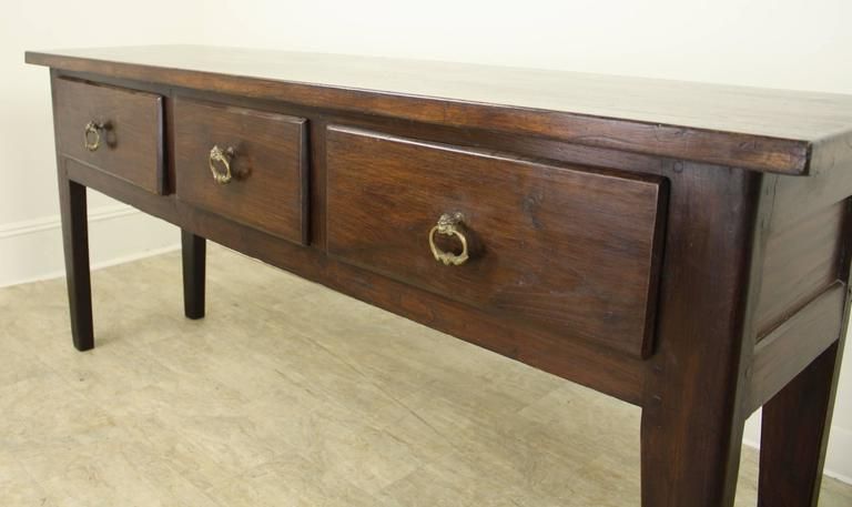 Fashionable Chunky Chestnut Server With Brass Lion's Head Drawer Pulls With Kaysville  (View 5 of 20)