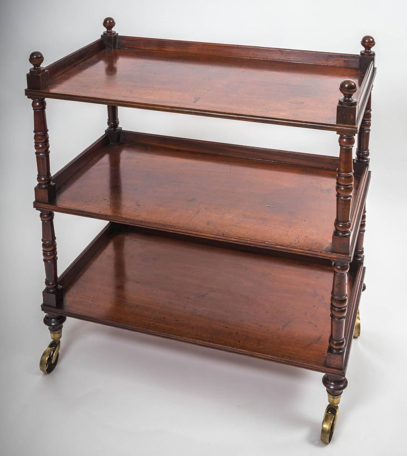 Most Current Early 19th Century William Iv Mahogany Ètagerè, England With Regard To Nazarene 40" H X 52" W Standard Bookcase (View 14 of 20)