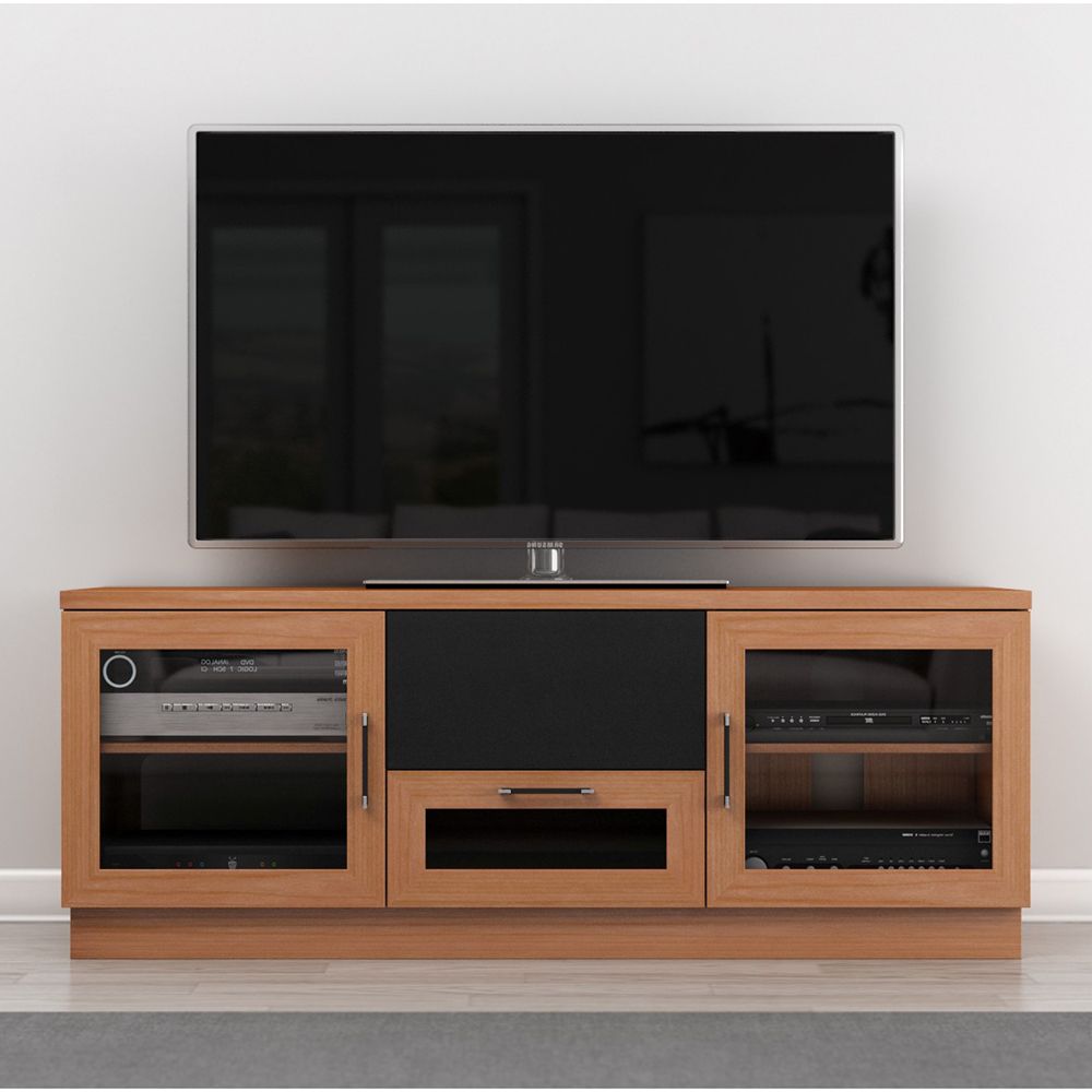 Most Recently Released Argus Tv Stands For Tvs Up To 65" In Furnitech Ft60ccnc – Contemporary Tv Stand Media Console (View 7 of 20)