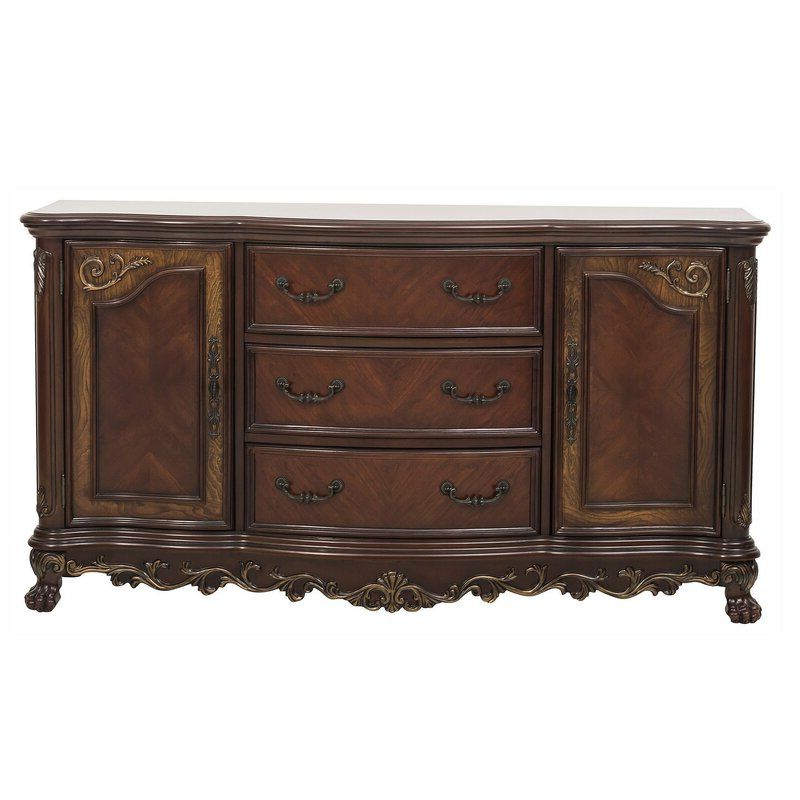 Most Up To Date Astoria Grand Hamburg 66'' Wide 3 Drawer Buffet Table Inside Findley 66" Wide Sideboards (View 19 of 20)