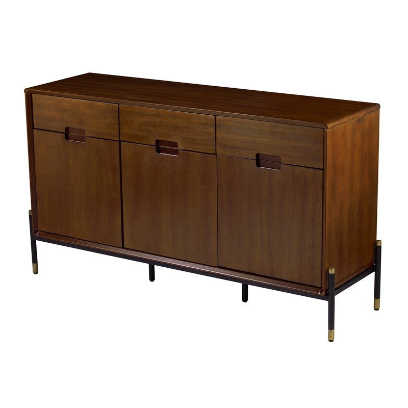 Popular Luddingmore 54" Wide 3 Drawer Buffet Table & Reviews Pertaining To Brentley 54" Wide 1 Drawer Sideboards (View 3 of 20)