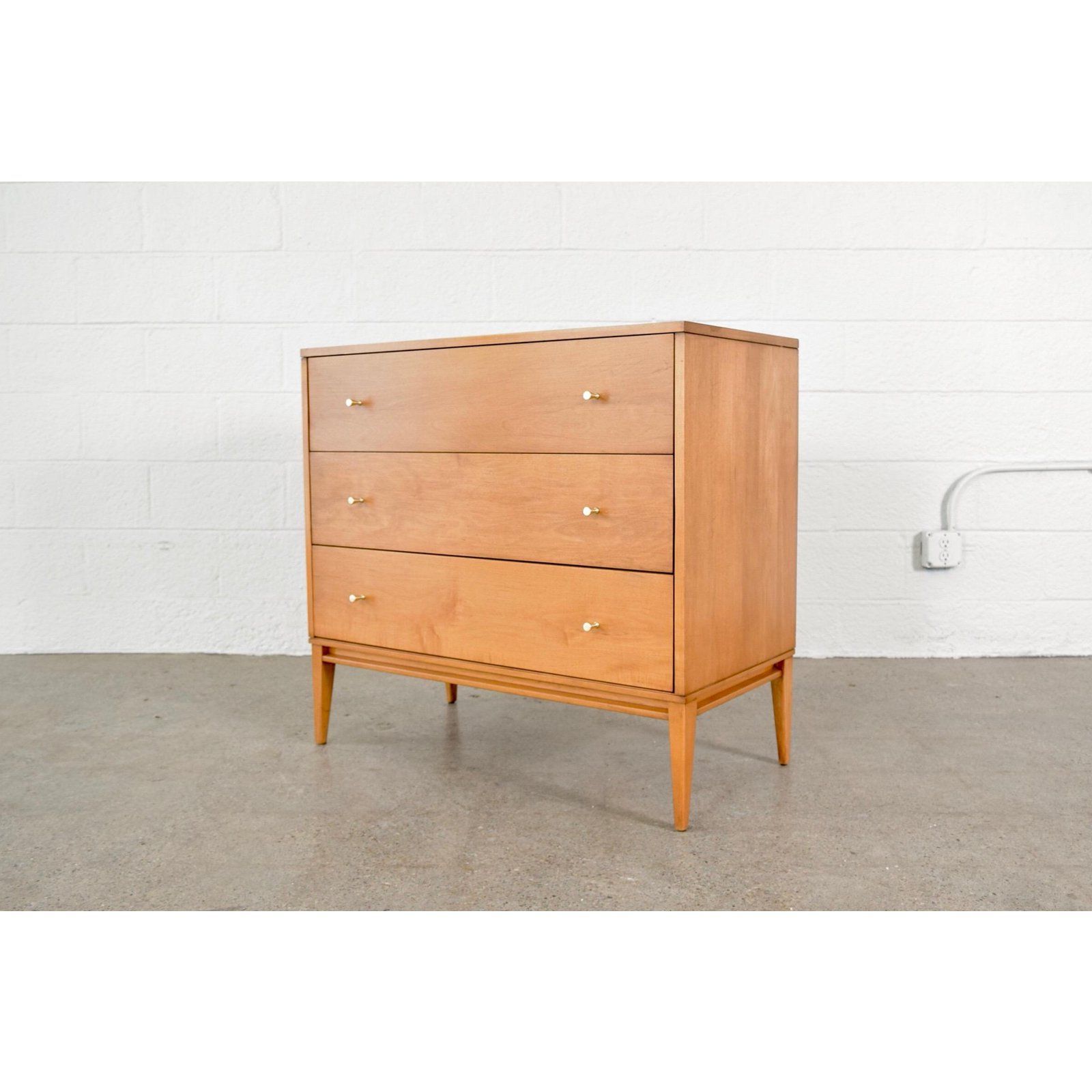 Preferred Mid Century Paul Mccobb Planner Group Three Drawer Dresser With Albright 58" Wide 3 Drawer Sideboards (View 16 of 20)