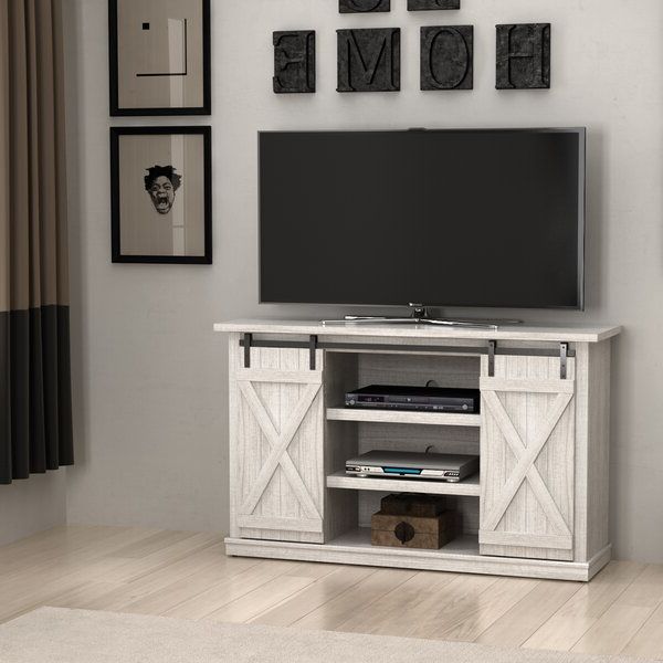 Preferred Three Posts Lorraine Tv Stand For Tvs Up To 60" & Reviews For Leafwood Tv Stands For Tvs Up To 60" (View 1 of 20)