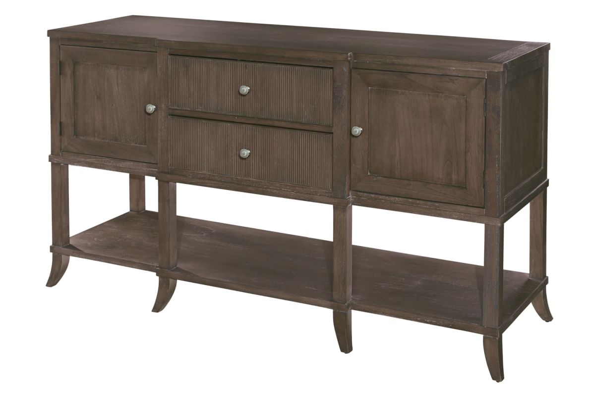 Recent Chouchanik 46 Wide 4 Drawer Sideboards Within Hekman 952223 Urban Retreat 65 Inch Wide Wood Buffet With (View 6 of 20)