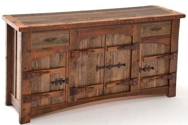 Recent Nahant 36" Wide 4 Drawer Sideboards With Regard To Barnwood Sideboard – 4 Doors, 2 Drawers In  (View 17 of 20)