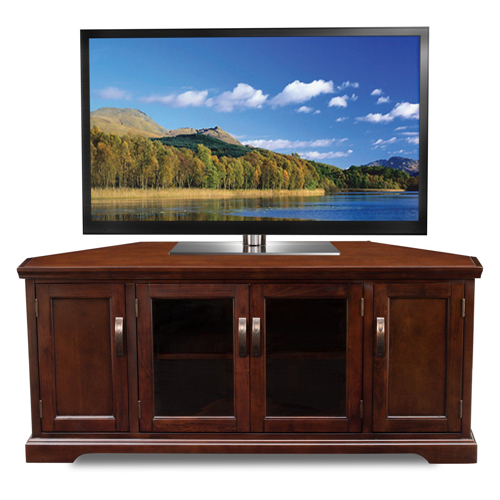 Skofte Tv Stands For Tvs Up To 60" Pertaining To Newest Leick Home 56" Corner Tv Stand For Tv's Up To  (View 14 of 20)