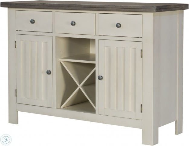 Well Liked Bremerton Saddledust And Oyster Slat Server From A America Inside Pandora 42" Wide 2 Drawer Servers (View 5 of 20)