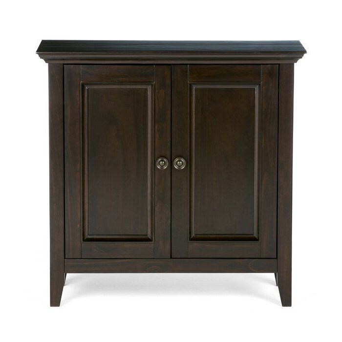 Wood Accent Sideboards Buffet Serving Storage Cabinet With 4 Framed Glass Doors Within Preferred Mccoppin 2 Door Accent Cabinet In 2020 (with Images (View 8 of 20)