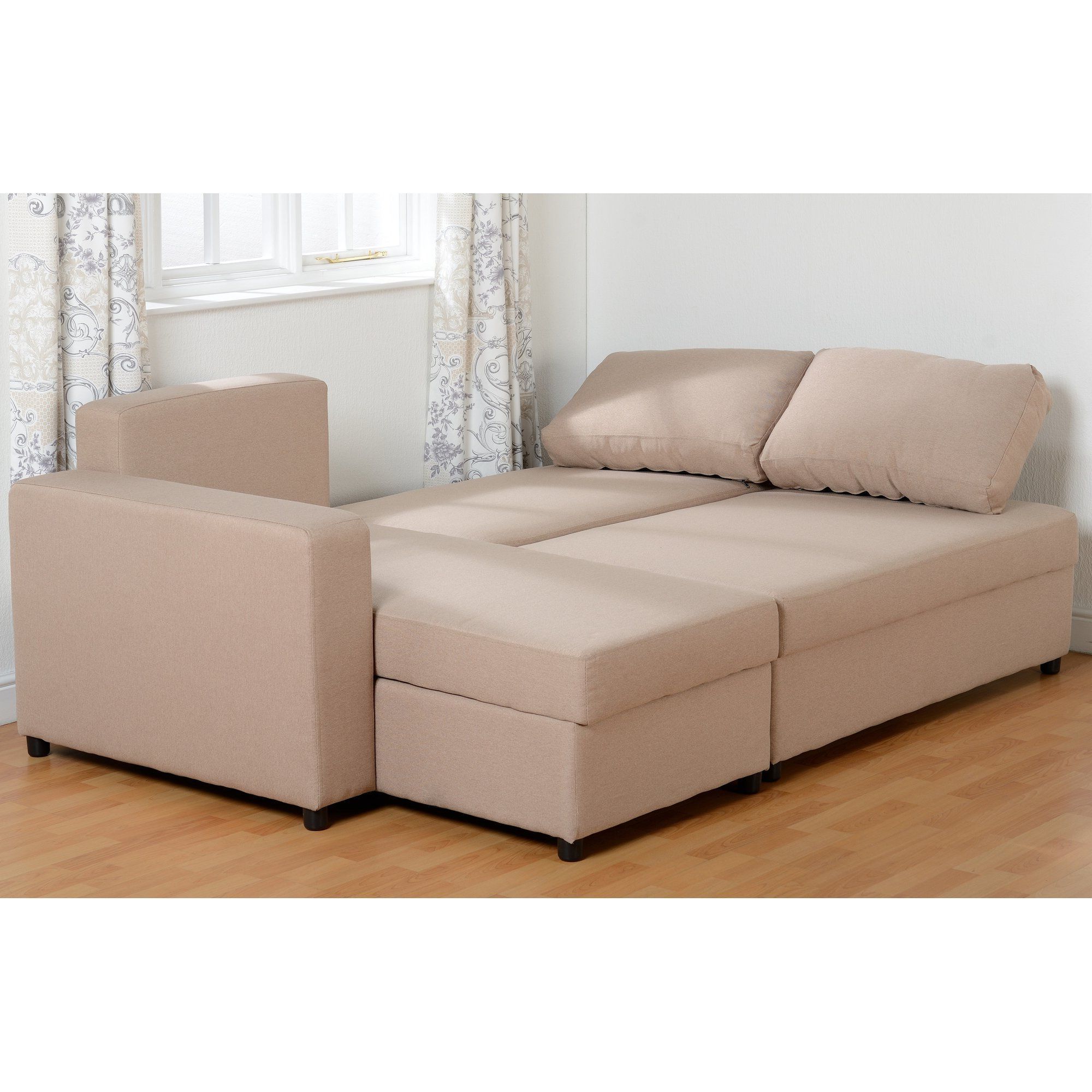 2018 2pc Maddox Right Arm Facing Sectional Sofas With Cuddler Brown With Corner Sofa Sleeper – Wood Chair (View 7 of 17)