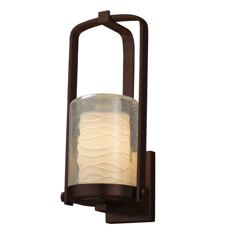 2019 Felsted Matte Black 2 – Bulb Outdoor Armed Sconces Regarding Longshore Tides Getz Glass Outdoor Armed Sconce (View 13 of 20)