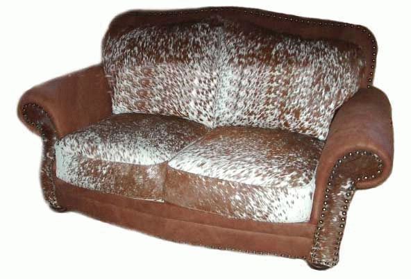 2019 Rustic Cowhide And Leather Love Seats Pertaining To Antonio Light Gray Leather Sofas (View 13 of 20)