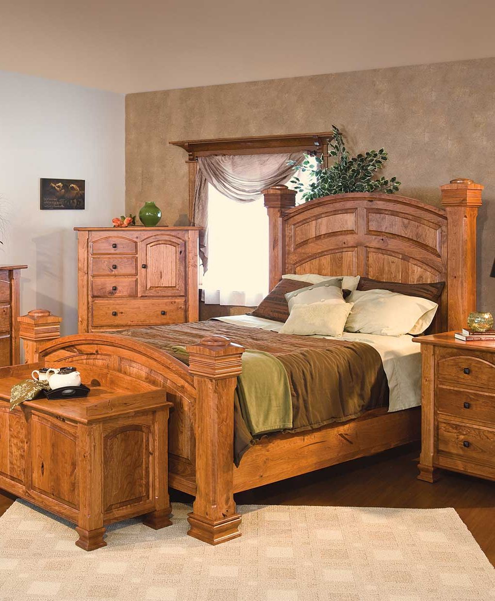 Best And Newest Charleston Sofas Regarding Charleston Bed – Amish Direct Furniture (View 15 of 20)