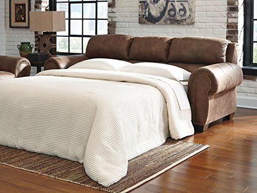 Burnsville Collection 9720639 97 Queen Sofa Sleeper With Pertaining To Best And Newest Celine Sectional Futon Sofas With Storage Camel Faux Leather (View 18 of 20)