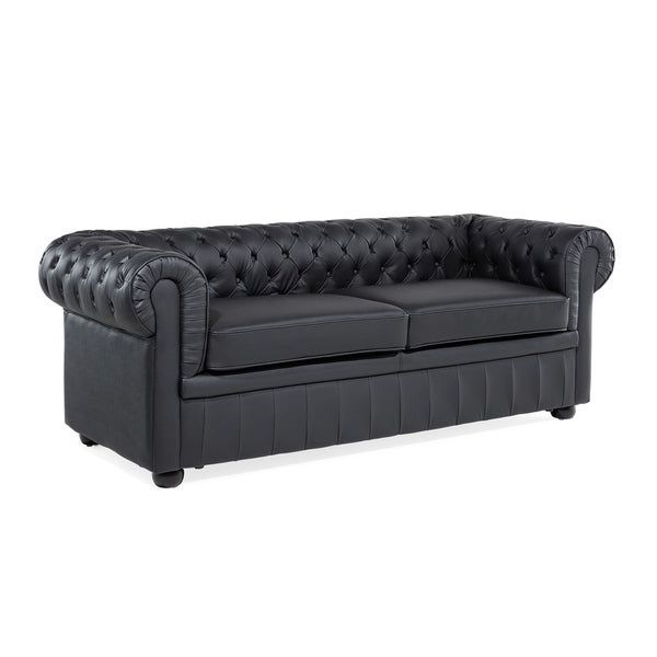 Cheap Black Leather Sofas – Wood Chair Inside Famous Panther Black Leather Dual Power Reclining Sofas (View 4 of 20)