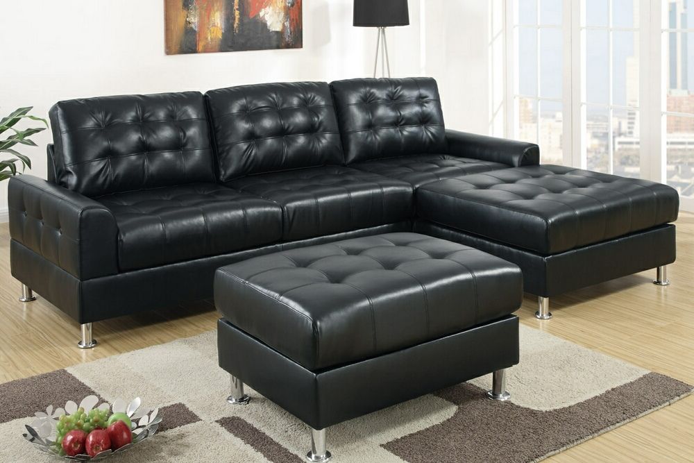 Double Chaise Sectional Sofas: Type And Finishing – Homesfeed In Fashionable Felton Modern Style Pullout Sleeper Sofas Black (View 11 of 20)