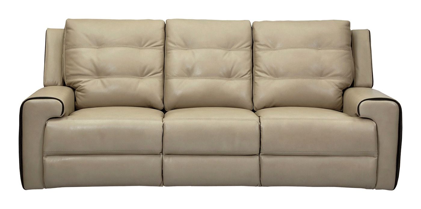 Dual Power Reclining Sofas Within Most Current Patterson Vanilla Leather Power Dual Reclining Sofa With (View 10 of 20)