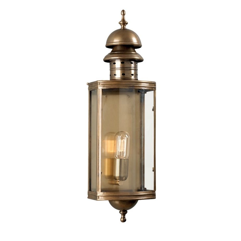 Elstead Lighting Downing Street Solid Brass Outdoor Wall Regarding Most Recently Released Gillett Outdoor Wall Lanterns (View 13 of 20)