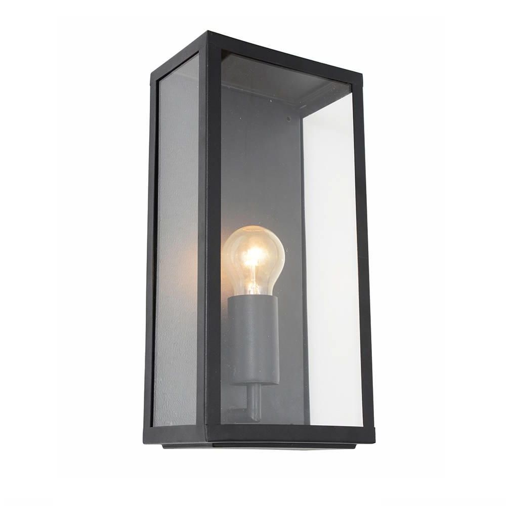 Famous Jaceton Black Outdoor Wall Lanterns Pertaining To Wall Light – Outdoor Black Mersey Lantern Wall Light (View 9 of 20)