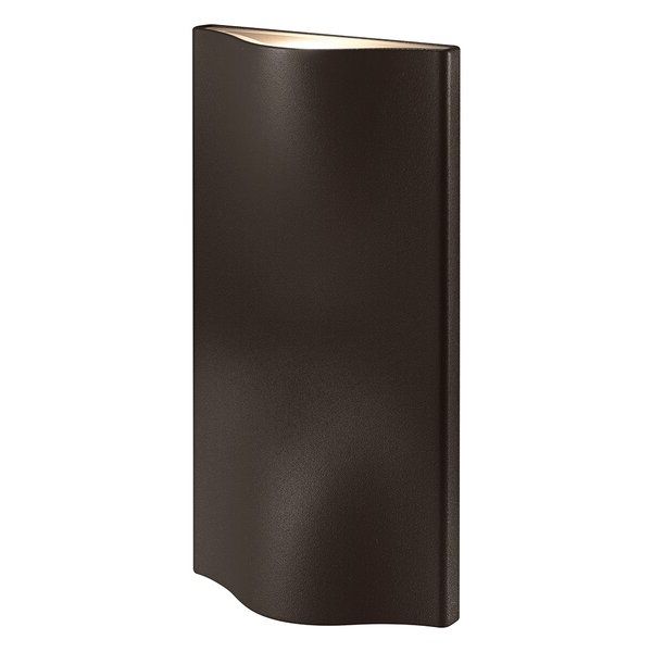 Fashionable Whisnant Black Integrated Led Frosted Glass Outdoor Flush Mount In Stonelighting Kurvey Led Outdoor Flush Mount (View 16 of 20)