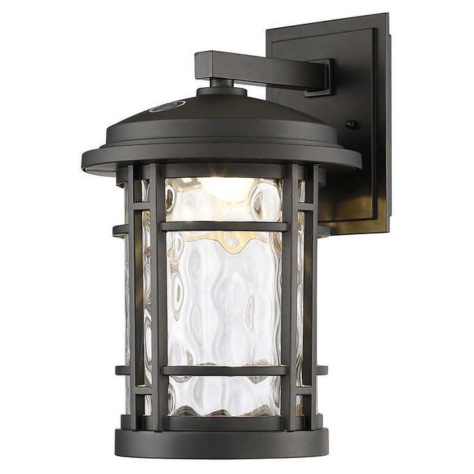 Jaceton Black Outdoor Wall Lanterns Throughout Most Recently Released Altair 9" Led Outdoor Wall Lantern 772 Lumens Burnished (View 6 of 20)