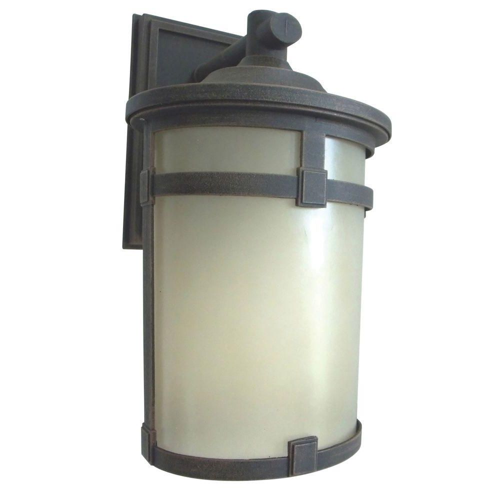 Jordy Oil Rubbed Bronze Outdoor Wall Lanterns In Preferred Aspects Hanover Oil Rubbed Bronze Outdoor Integrated Led (View 16 of 20)