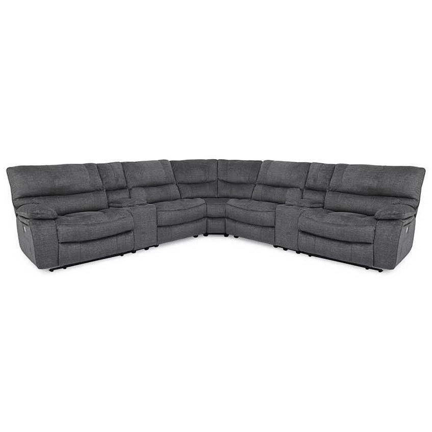Most Popular Luna Leather Power Reclining Sectional: Only $5, (View 5 of 20)