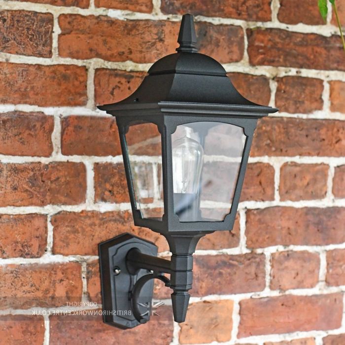 Most Popular Stockbridge Large Black Bottom Fix Wall Lantern For Heitman Black Wall Lanterns (View 12 of 20)
