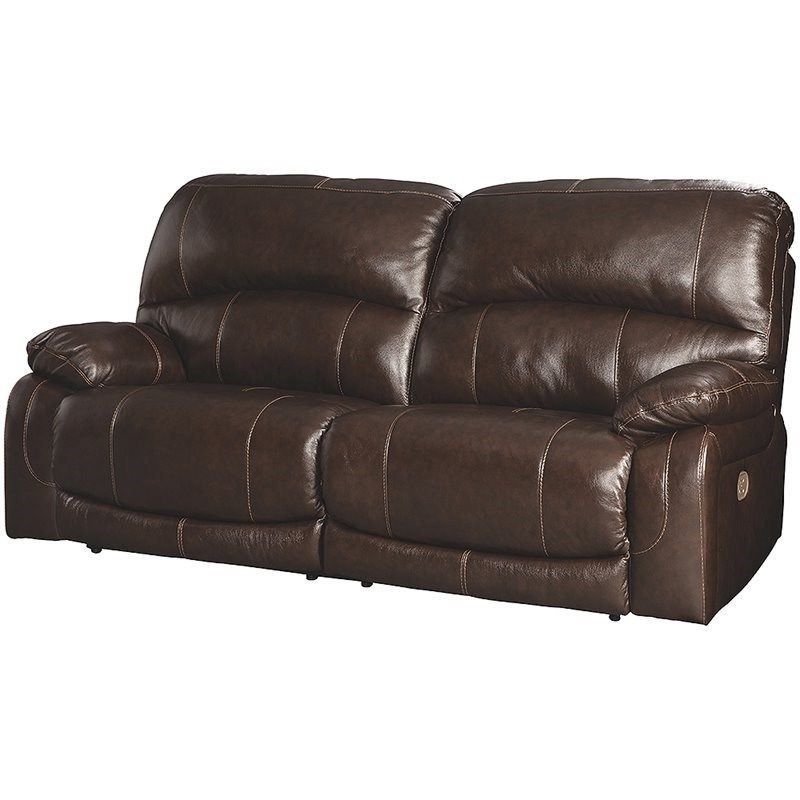 Nolan Leather Power Reclining Sofas With Recent Ashley Furniture Hallstrung Leather Power Reclining Sofa (View 10 of 20)