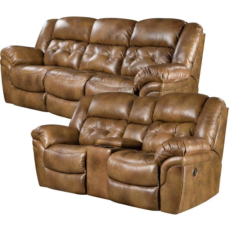 Nolan Leather Power Reclining Sofas Within Most Popular Saddle Brown Leather Match Power Reclining Sofa (View 5 of 20)
