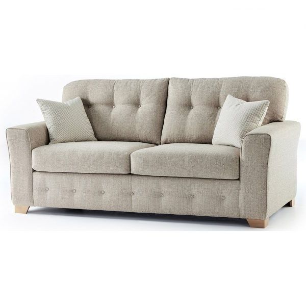 Plumstead Fabric 3 Seater Sofa In Beige (View 11 of 20)