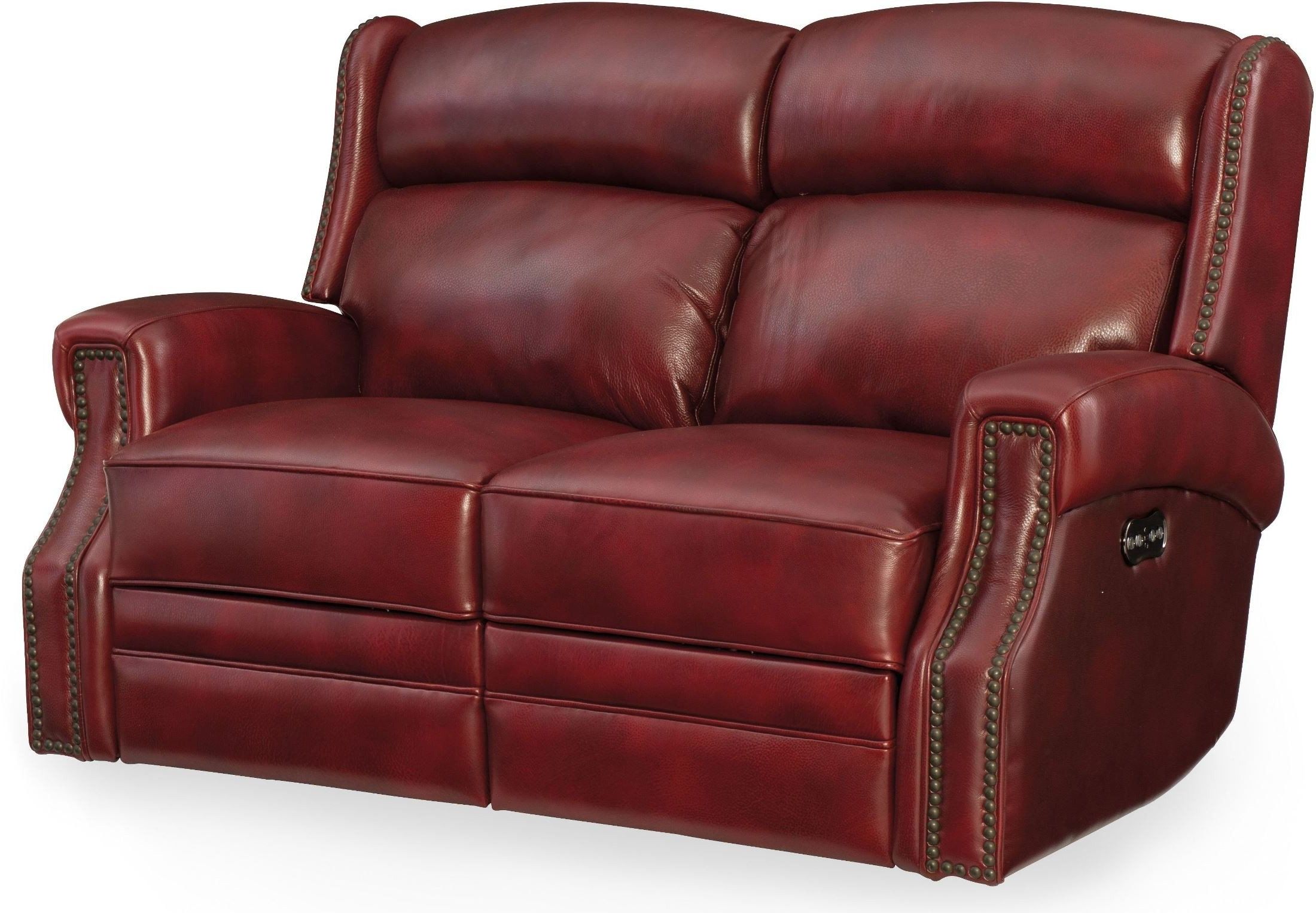 Popular Carlisle Red Leather Power Reclining Loveseat With Power Regarding Nolan Leather Power Reclining Sofas (View 1 of 20)