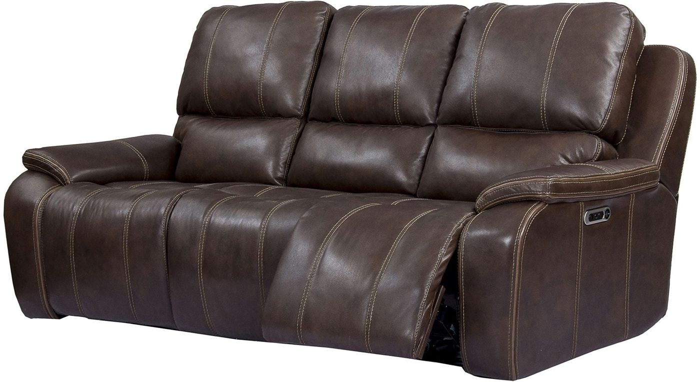 Potter Leather Power Dual Reclining Sofa With Usb Charging Regarding Newest Nolan Leather Power Reclining Sofas (View 12 of 20)