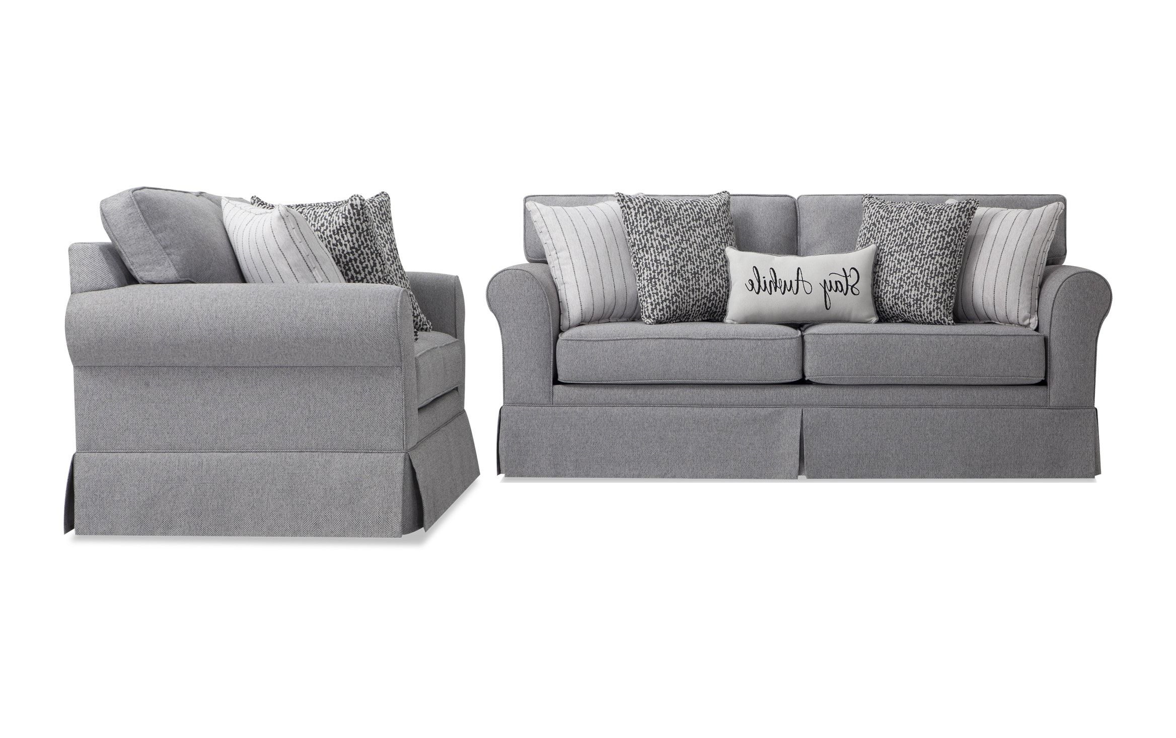 Scarlett Beige Sofas Throughout Trendy Bobs Furniture Sofa And Loveseat Sets (View 3 of 20)
