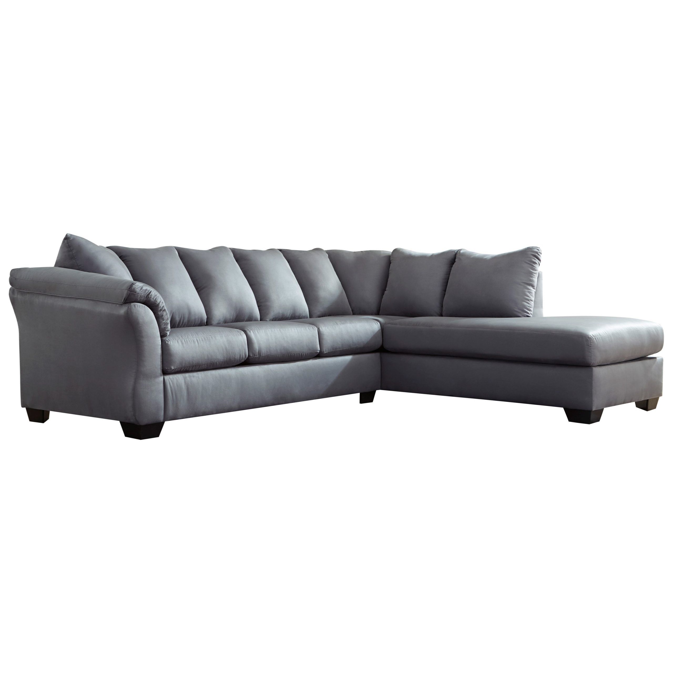 Signature Designashley Darcy – Steel Contemporary 2 Intended For 2018 2pc Burland Contemporary Chaise Sectional Sofas (View 4 of 20)