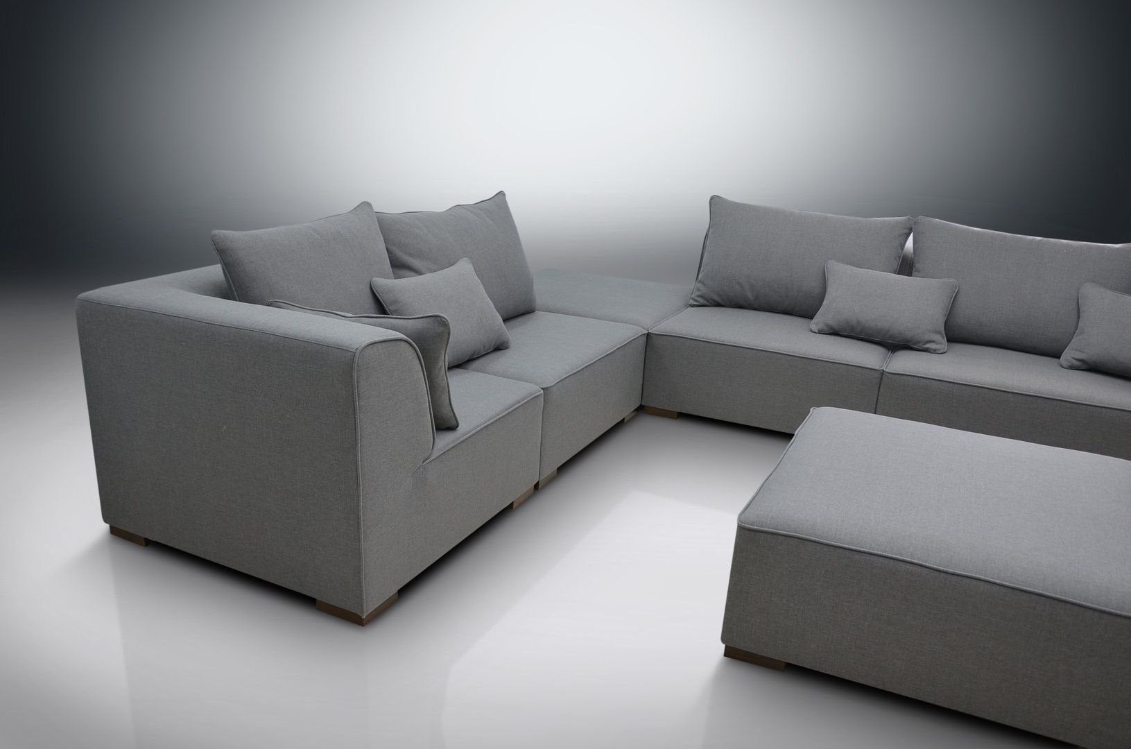 Trendy Dream Navy 2 Piece Modular Sofas For Modular Sofa Primo, 2xcorners, 3xchairs, 2xfootstools (View 8 of 20)