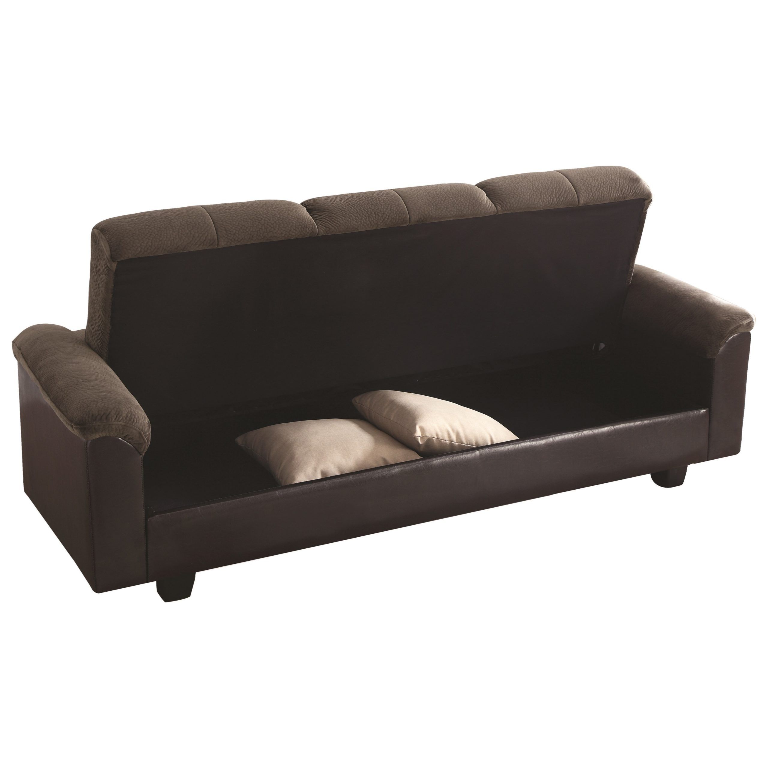 Trendy Liberty Sectional Futon Sofas With Storage Pertaining To Sofa Beds And Futons Two Tone Sofa Bed With Storage (View 19 of 20)