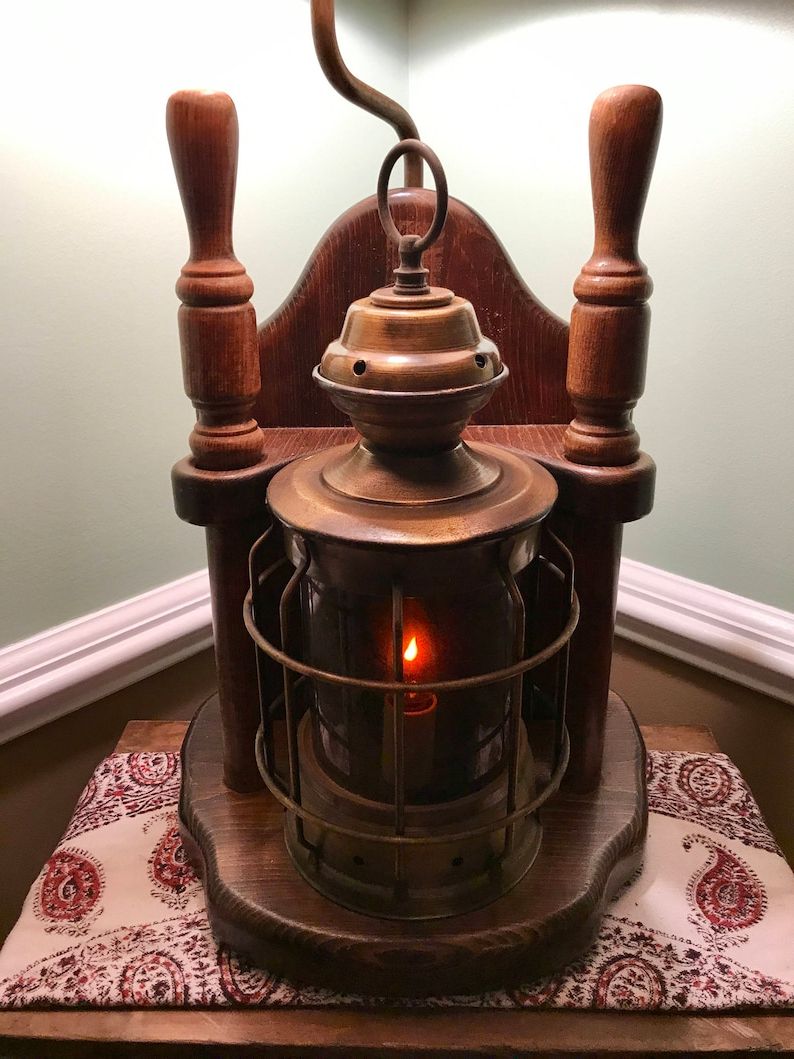Vintage Milford Guild Nautical Lamp Mg Lantern Lamp With In Widely Used Marina Way Bronze 2 – Bulb Outdoor Barn Lights (View 9 of 20)