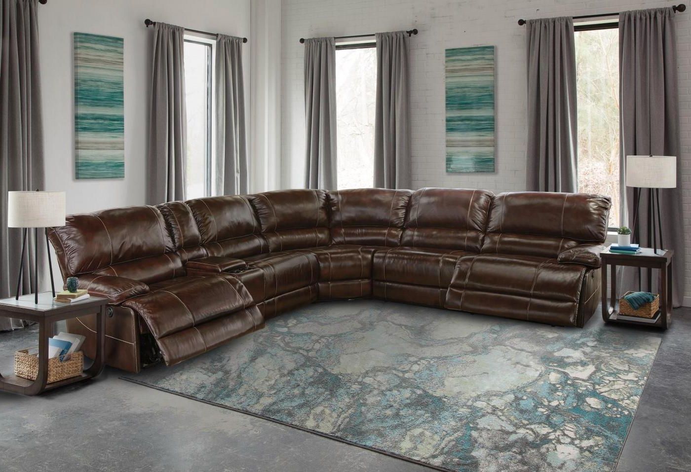 Well Known Owego L Shaped Sectional Sofas With Regard To Shaw Havana Contemporary Power Reclining L Shaped (View 7 of 20)