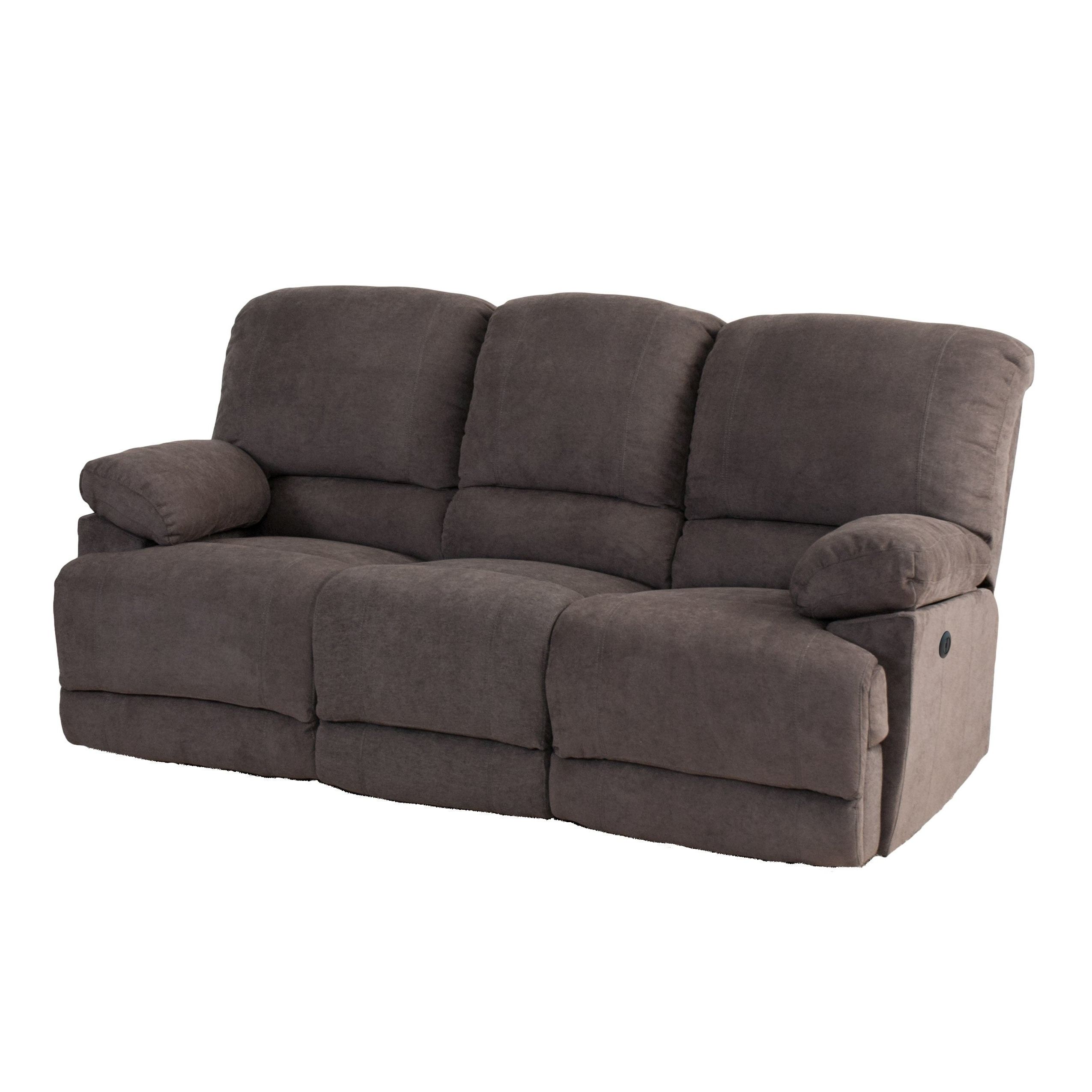 Widely Used Chenille Fabric Power Reclining Sofa With Usb Port (View 11 of 20)