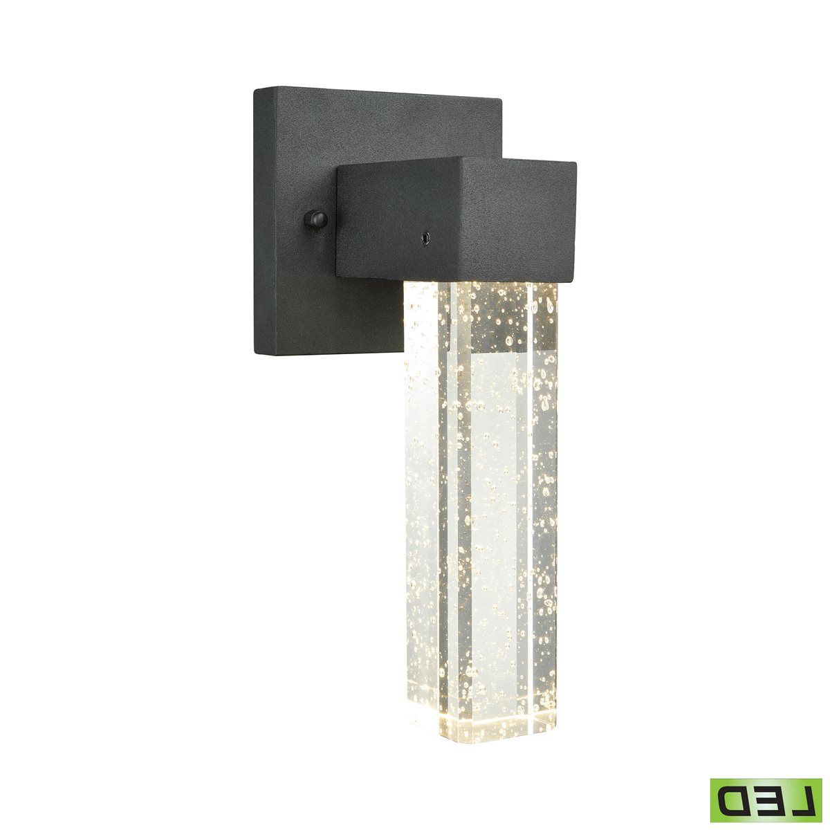 Widely Used Emode Dimmable Led Outdoor Wall Sconce In Matte Black With In Keikilani Matte Black Wall Lighting (View 5 of 20)