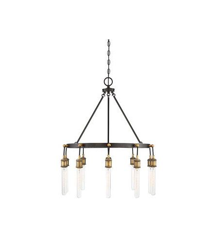 2020 Savoy House 1 2904 10 51 Campbell 10 Light 28 Inch Vintage Inside Black And Brass 10 Light Chandeliers (View 13 of 20)