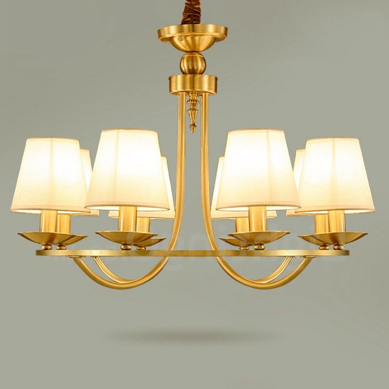 Brass 8 Light Rustic/lodge Led Integrated Metal Copper Inside Most Current Steel Eight Light Chandeliers (View 3 of 20)